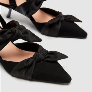 🌷NWT knotted sling back shoes